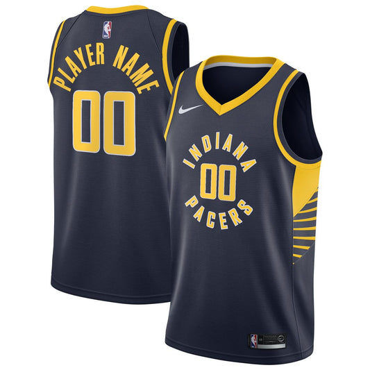 Indiana Pacers Nike 2020/21 Swingman Custom Jersey - Icon Edition - Navy Team Jersey Sports Fan Apparel