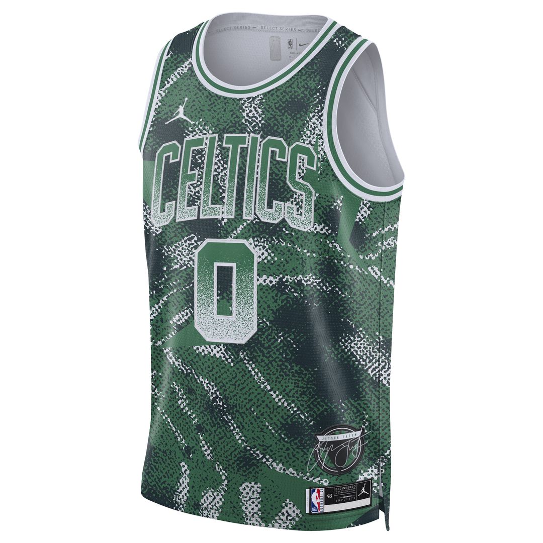 Boston Celtics Jayson Tatum Nike Unisex 2025 Select Series Swingman Player Jersey - Green Team Jersey Sports Fan Apparel