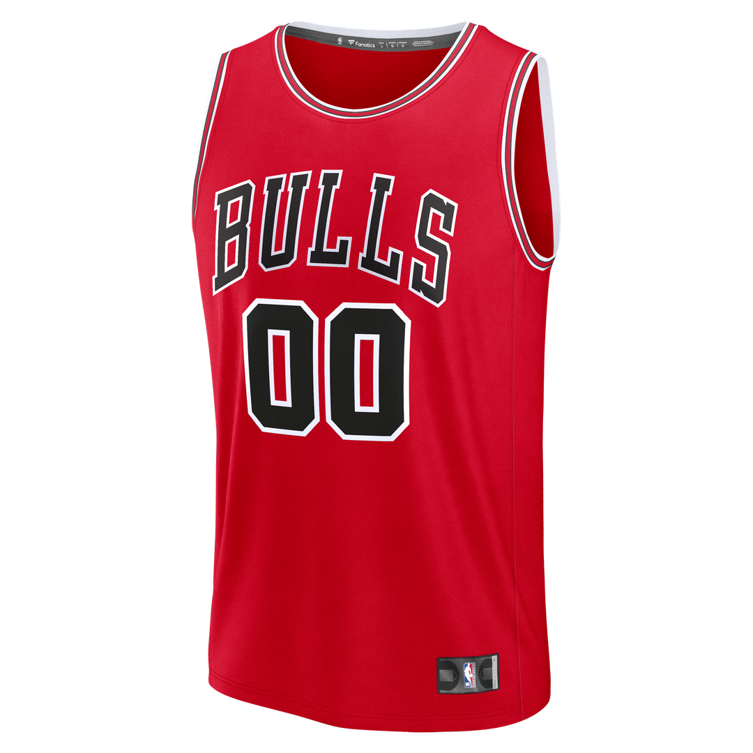 Chicago Bulls Fanatics Fast Break Custom Jersey - Icon Edition - Red Team Jersey Sports Fan Apparel