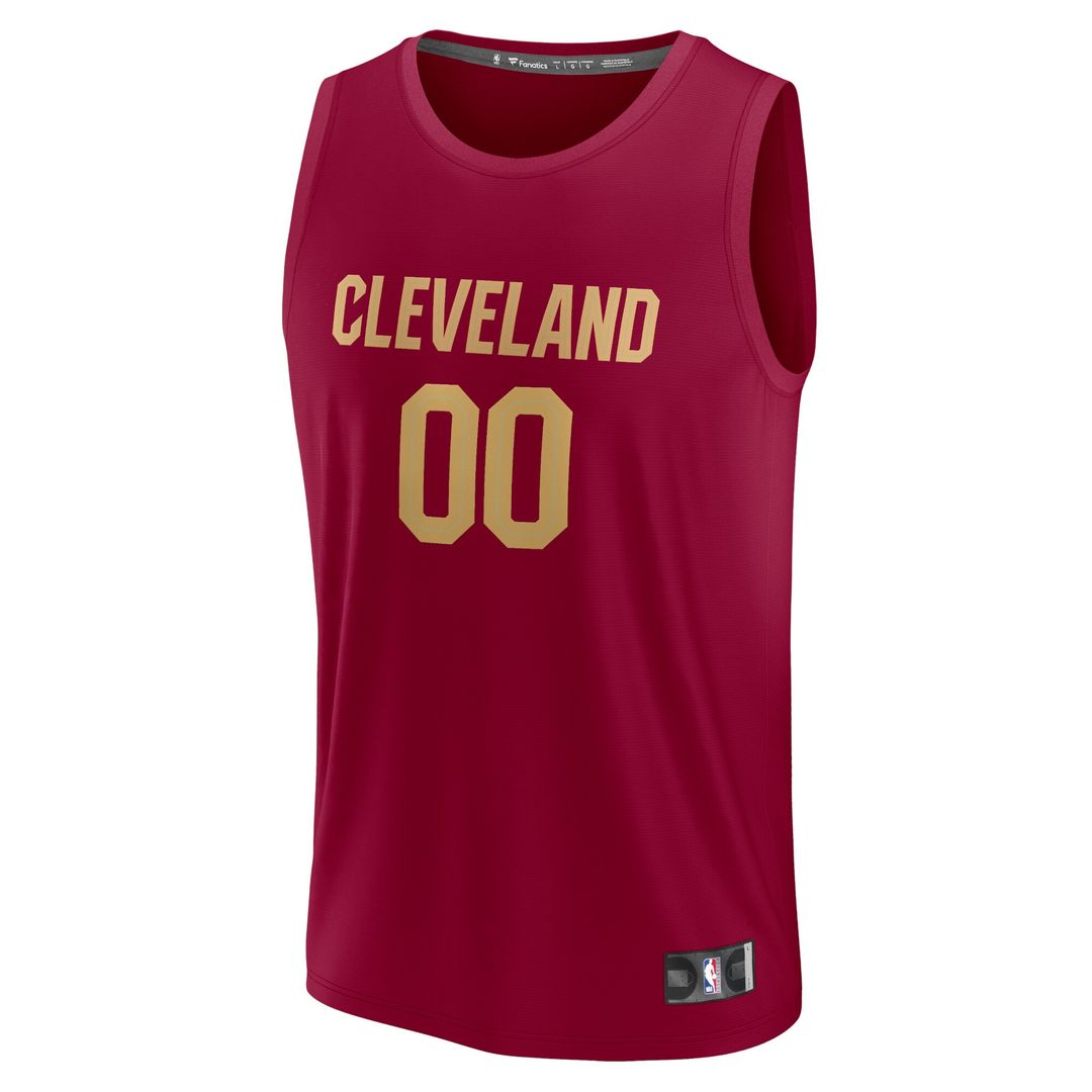 Cleveland Cavaliers Fanatics Youth Fast Break Custom Jersey - Maroon - Icon Edition Team Jersey Sports Fan Apparel