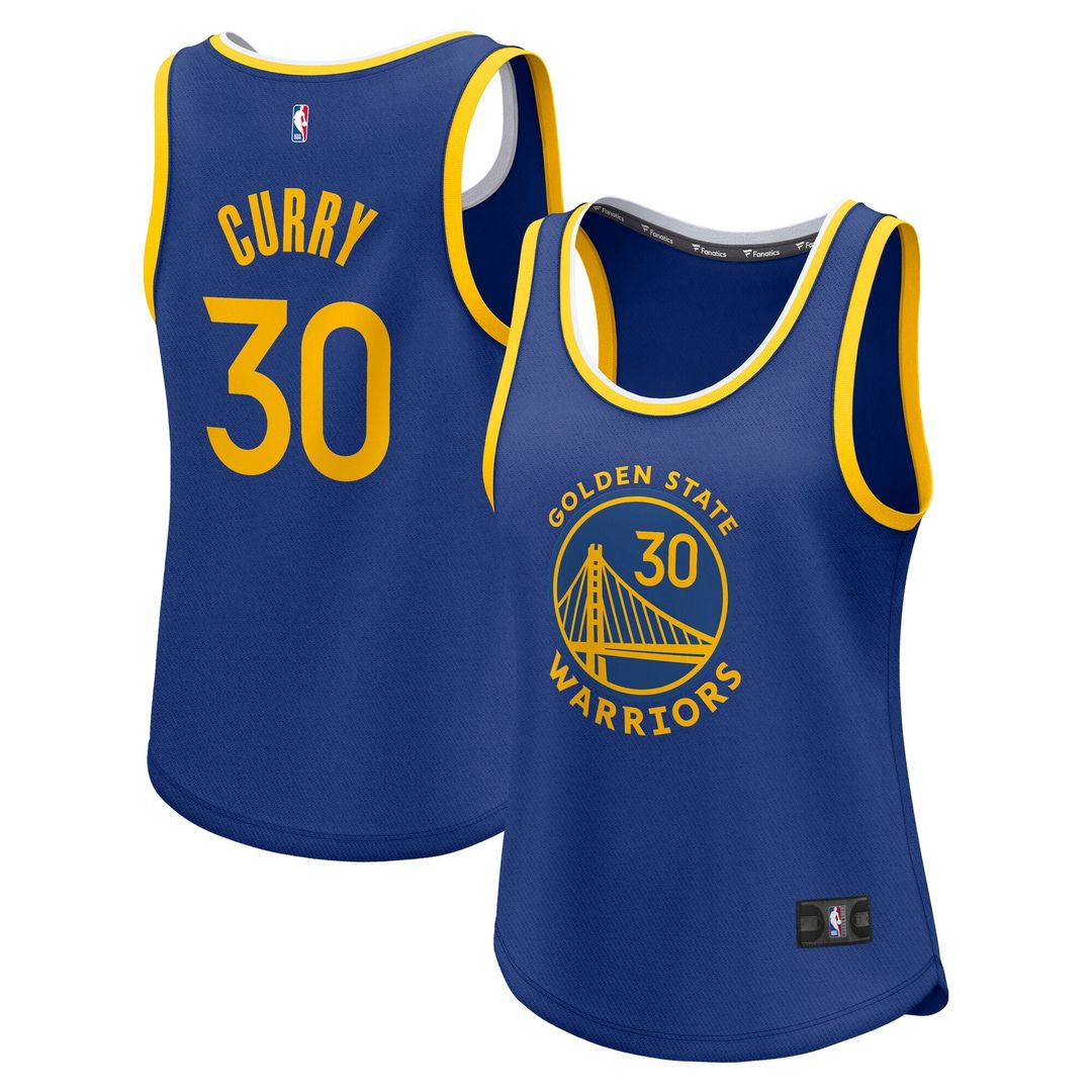 Golden State Warriors Stephen Curry Fanatics Women's Fast Break Player Jersey - Icon Edition - Royal Team Jersey Sports Fan Apparel