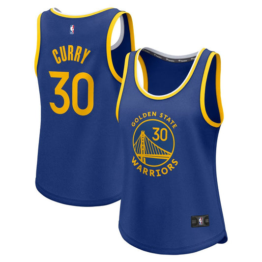 Golden State Warriors Stephen Curry Fanatics Women's Fast Break Player Jersey - Icon Edition - Royal Team Jersey Sports Fan Apparel