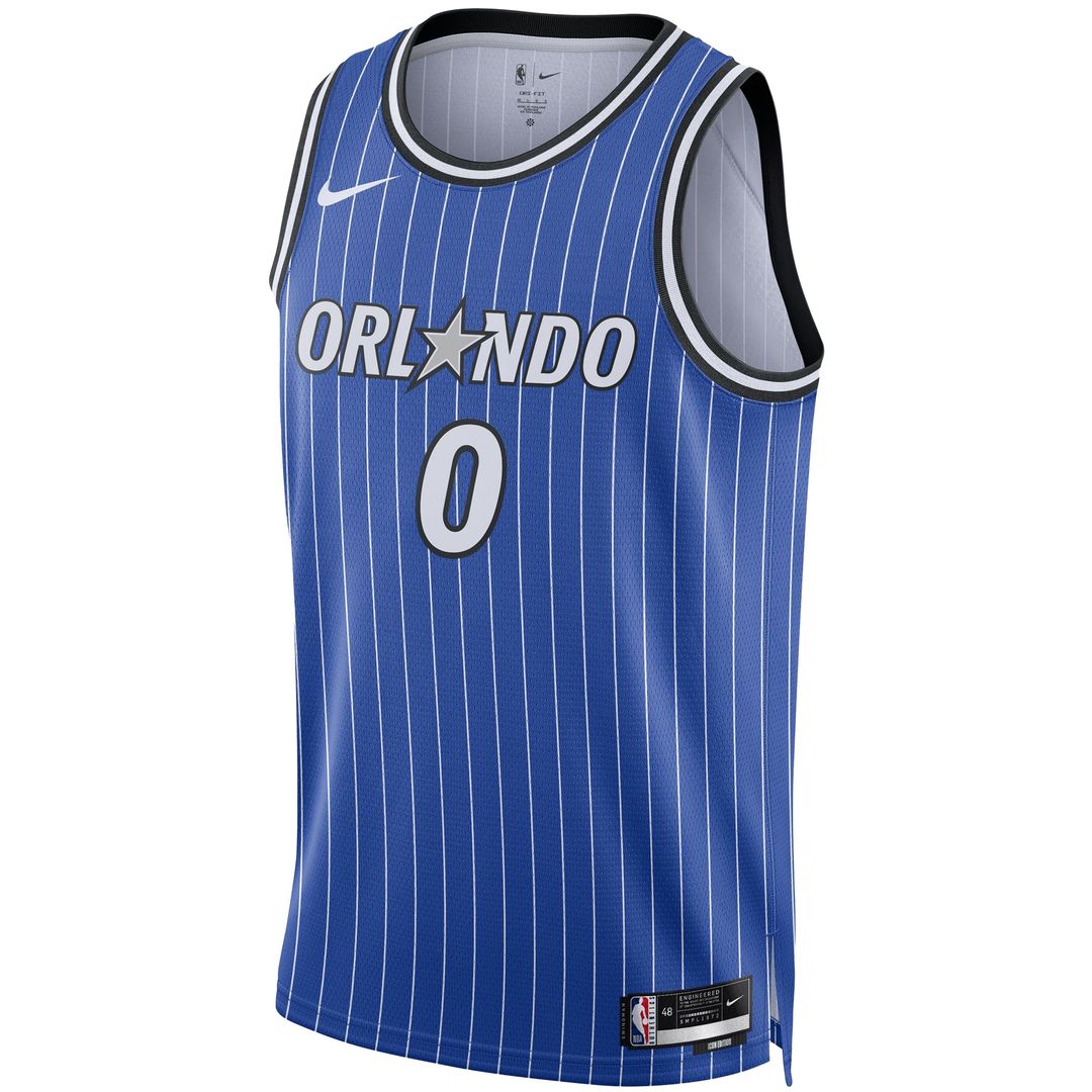 Orlando Magic Anthony Black Nike Unisex Swingman Player Jersey - Icon Edition - Blue Team Jersey Sports Fan Apparel