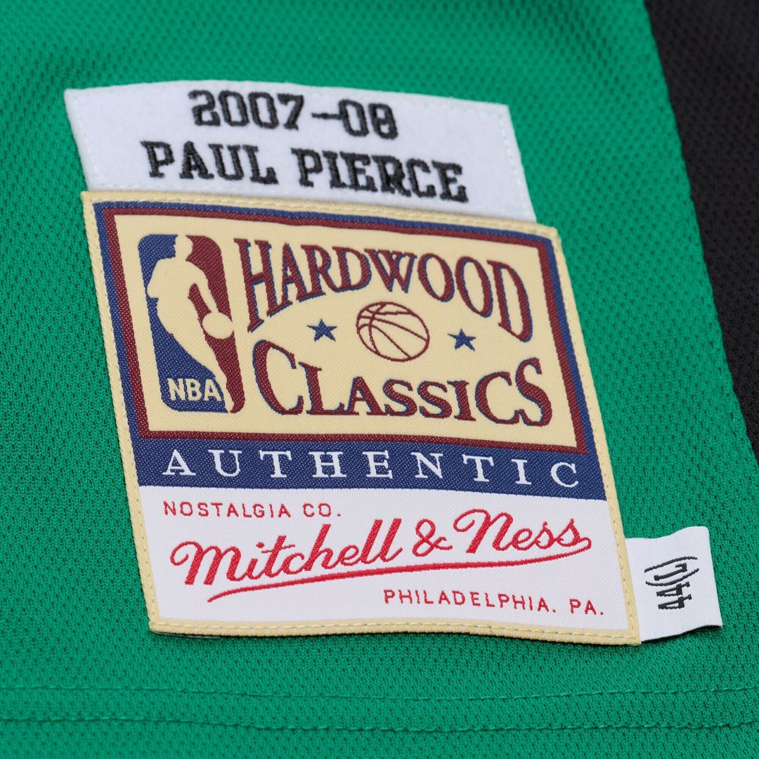 Boston Celtics Paul Pierce Mitchell & Ness 2007 - 08 Hardwood Classics Authentic Jersey - Kelly Green Team Jersey Sports Fan Apparel