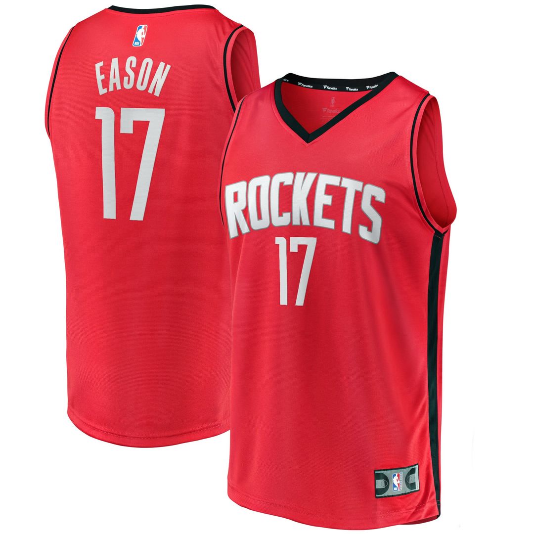 Houston Rockets Tari Eason Fanatics Fast Break Replica Player Jersey - Icon Edition - Red Team Jersey Sports Fan Apparel