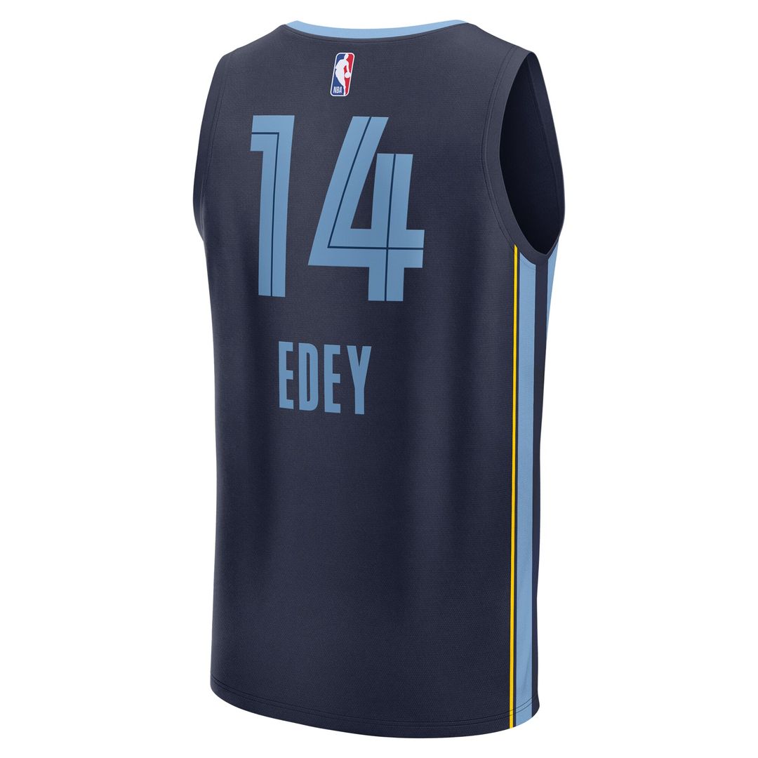 Memphis Grizzlies Zach Edey Fanatics 2024 NBA Draft Fast Break Player Jersey - Icon Edition - Navy Team Jersey Sports Fan Apparel