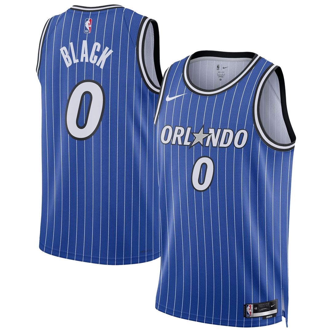 Orlando Magic Anthony Black Nike Unisex Swingman Player Jersey - Icon Edition - Blue Team Jersey Sports Fan Apparel