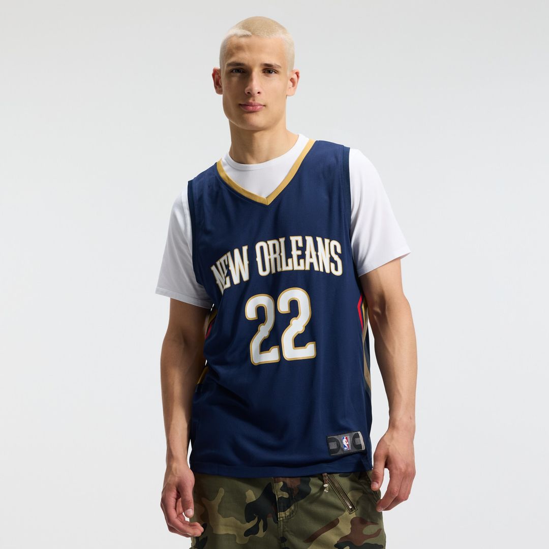 New Orleans Pelicans Derik Queen Fanatics Fast Break Replica Jersey - Icon Edition - Navy Team Jersey Sports Fan Apparel