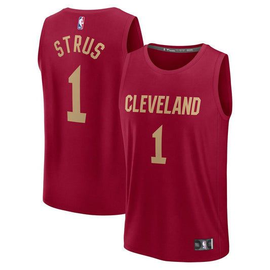 Cleveland Cavaliers Max Strus Fanatics Youth Fast Break Player Jersey - Icon Edition - Wine Team Jersey Sports Fan Apparel