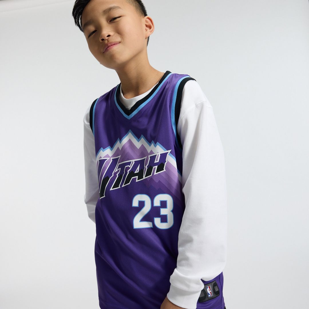 Utah Jazz Lauri Markkanen Fanatics Youth Fast Break Replica Jersey - Icon Edition - Purple Team Jersey Sports Fan Apparel