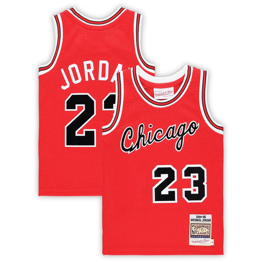 Chicago Bulls Michael Jordan Mitchell & Ness Preschool Hardwood Classics 1984/85 Authentic Swingman Jersey - Red Team Jersey Sports Fan Apparel