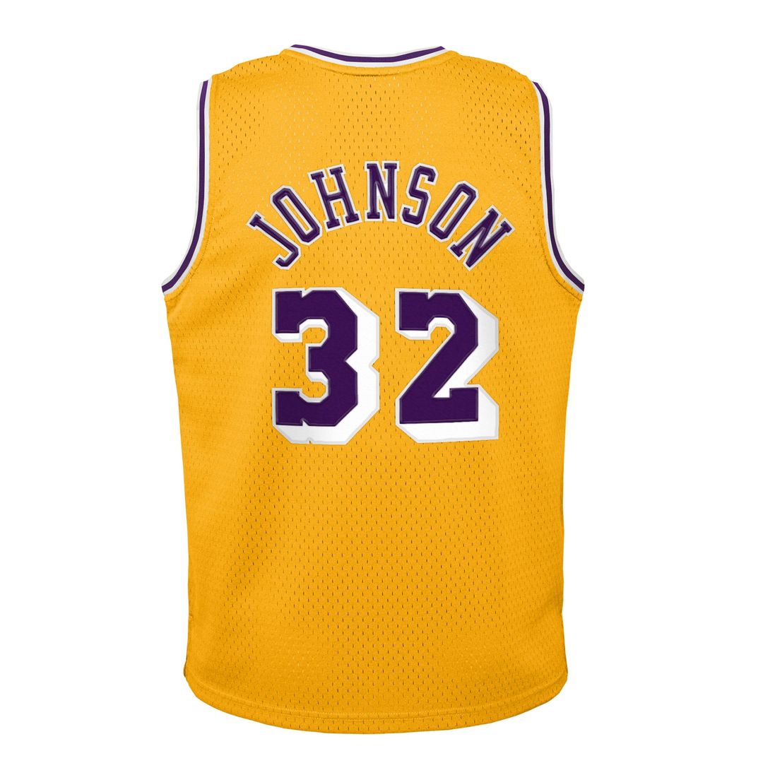 Los Angeles Lakers Magic Johnson Toddler 1984/85 Swingman Jersey - Gold Team Jersey Sports Fan Apparel