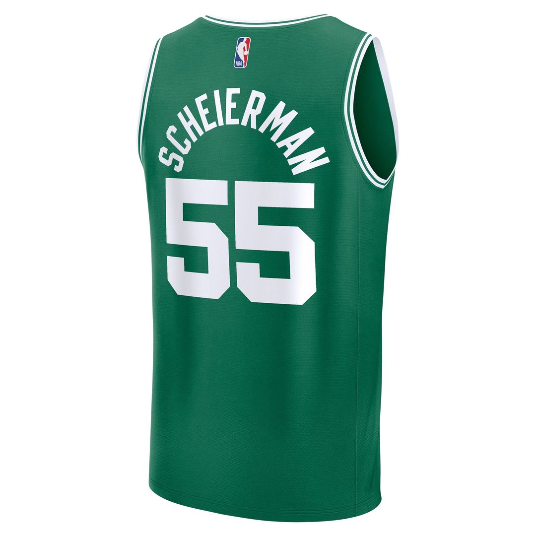 Boston Celtics Baylor Scheierman Fanatics 2024 NBA Draft Fast Break Player Jersey - Icon Edition - Kelly Green Team Jersey Sports Fan Apparel