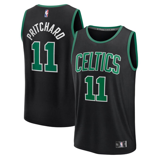 Boston Celtics Payton Pritchard Fanatics Fast Break Replica Player Jersey - Statement Edition - Black Team Jersey Sports Fan Apparel