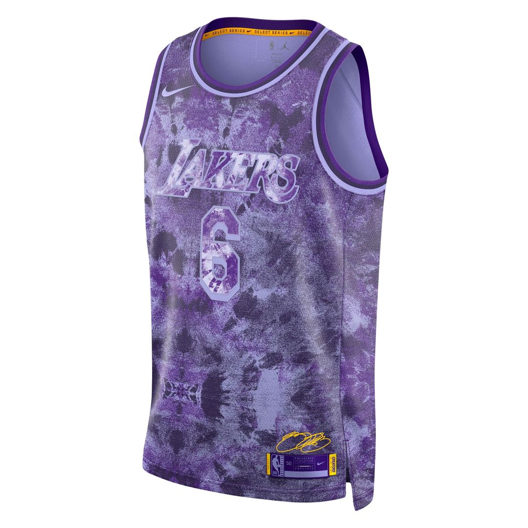 Los Angeles Lakers LeBron James Nike Unisex Select Series Swingman Jersey - Purple Team Jersey Sports Fan Apparel