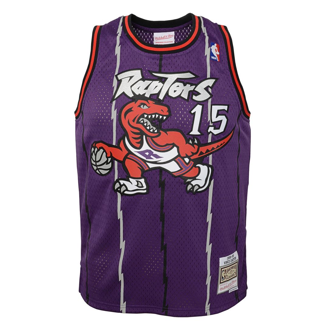 Toronto Raptors Vince Carter Toddler 1998/99 Swingman Jersey - Purple Team Jersey Sports Fan Apparel