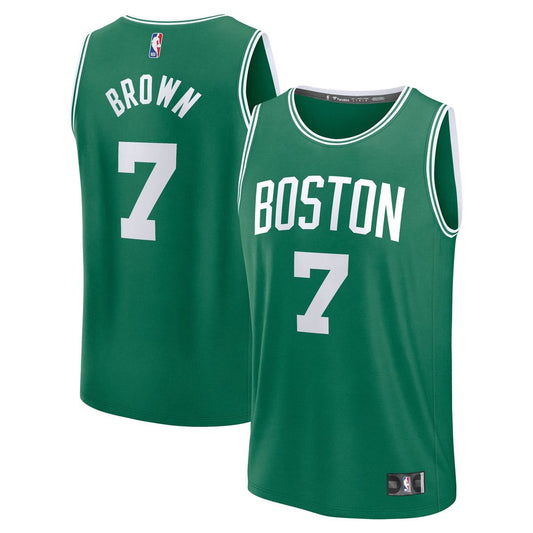 Boston Celtics Jaylen Brown Fanatics Youth Fast Break Replica Player Jersey - Icon Edition - Kelly Green Team Jersey Sports Fan Apparel