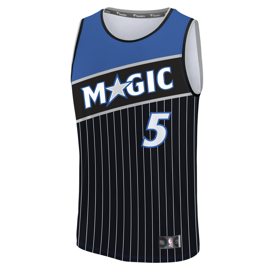 Orlando Magic Paolo Banchero Fanatics Youth Fast Break Jersey - Statement Edition - Black Team Jersey Sports Fan Apparel
