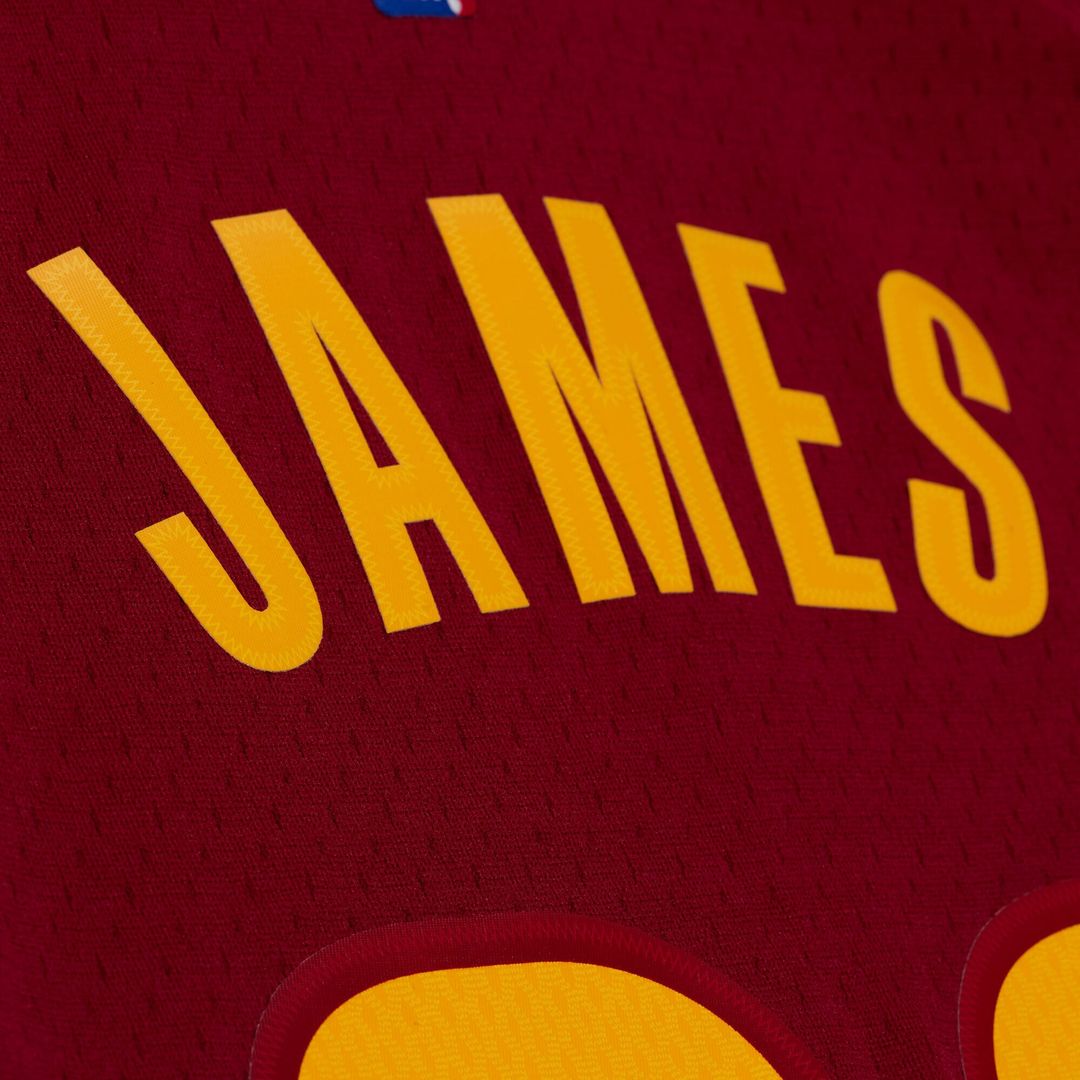 Cleveland Cavaliers LeBron James Mitchell & Ness 2015 - 16 Swingman Jersey - Wine Team Jersey Sports Fan Apparel