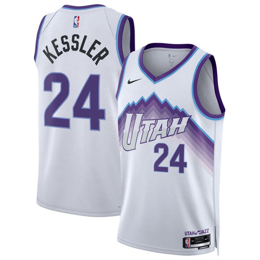 Utah Jazz Walker Kessler Nike Unisex Swingman Jersey - Association Edition - White Team Jersey Sports Fan Apparel