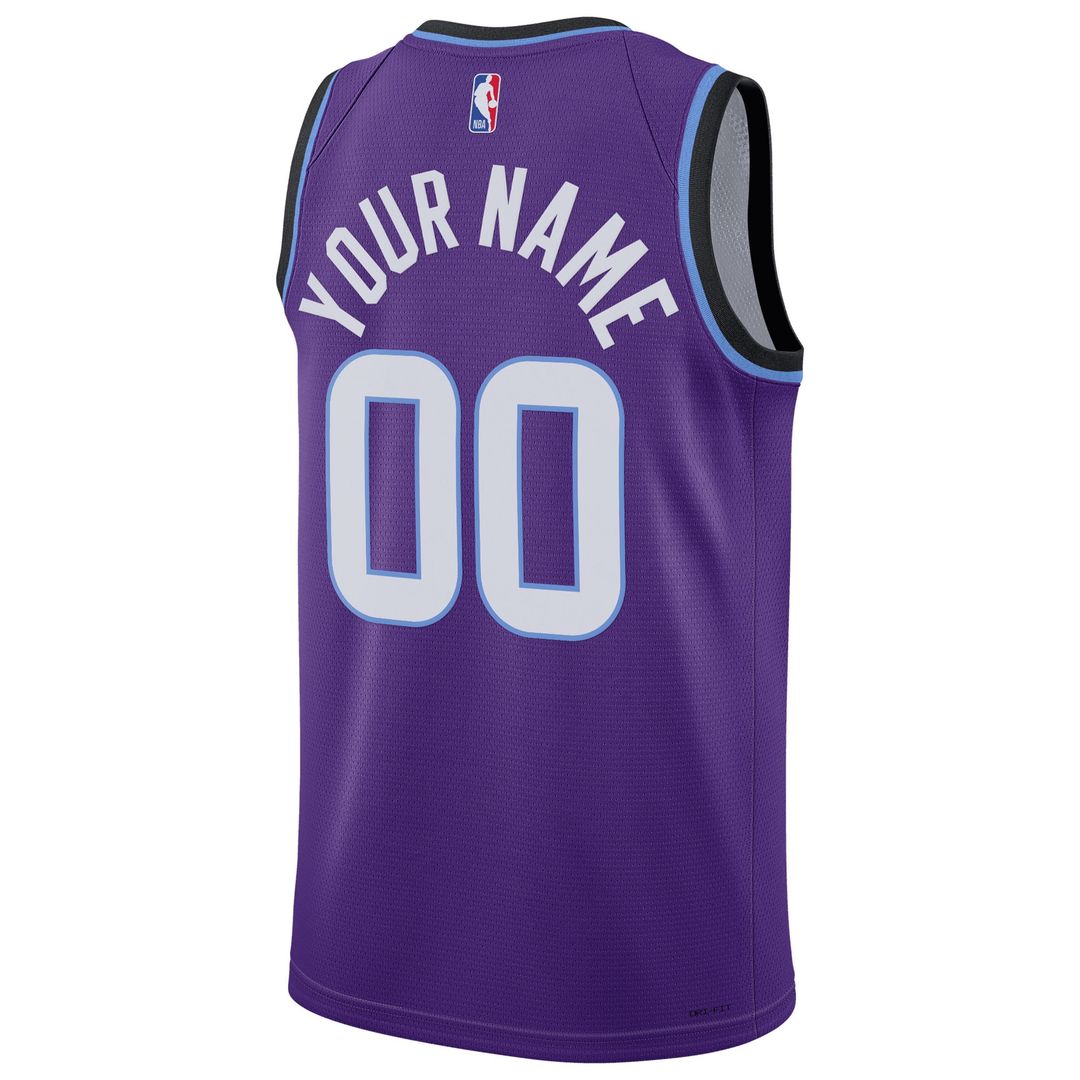 Utah Jazz Nike Unisex Swingman Custom Jersey - Icon Edition - Purple Team Jersey Sports Fan Apparel