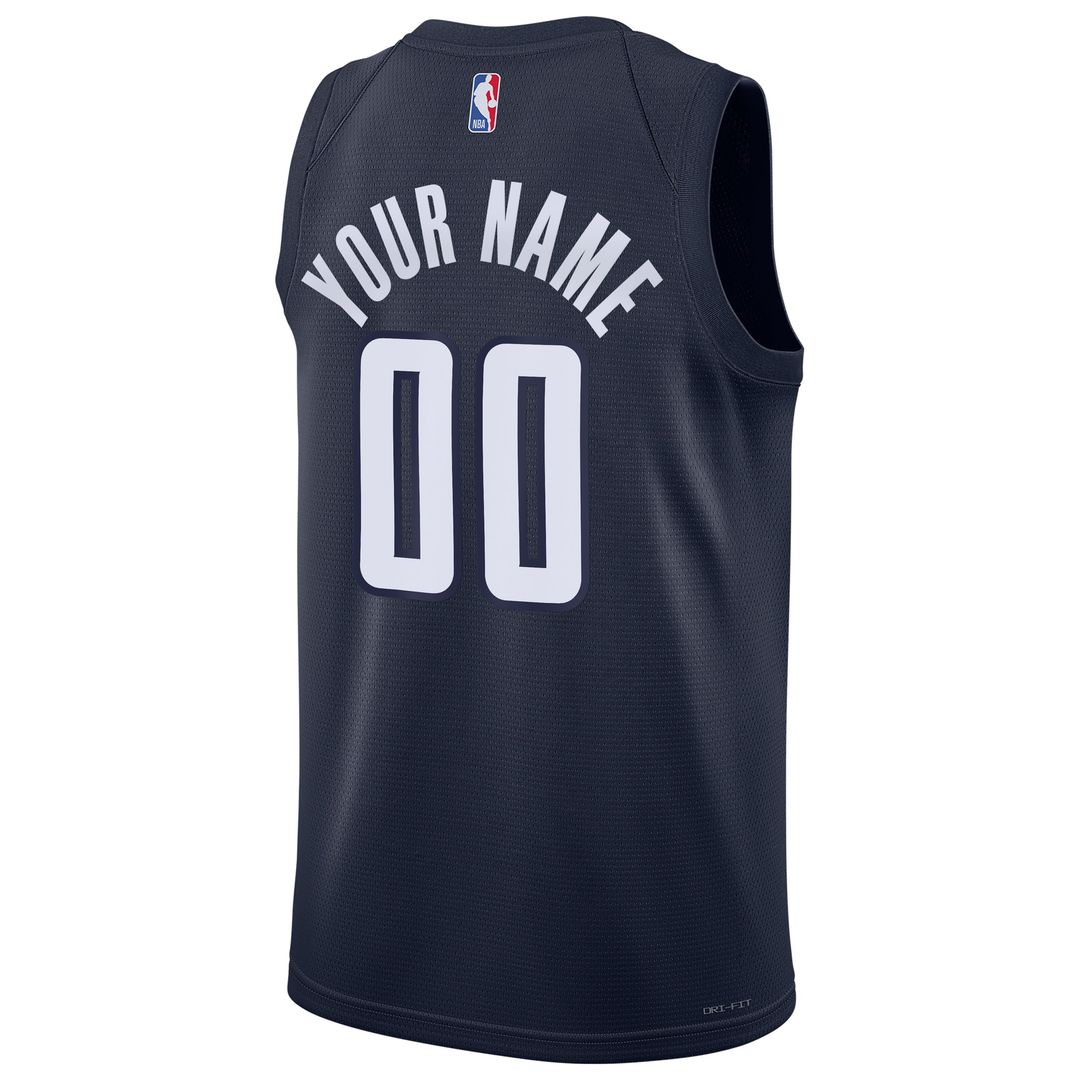 Washington Wizards Jordan Brand Unisex 2024/25 Custom Swingman Jersey - Statement Edition - Navy Team Jersey Sports Fan Apparel