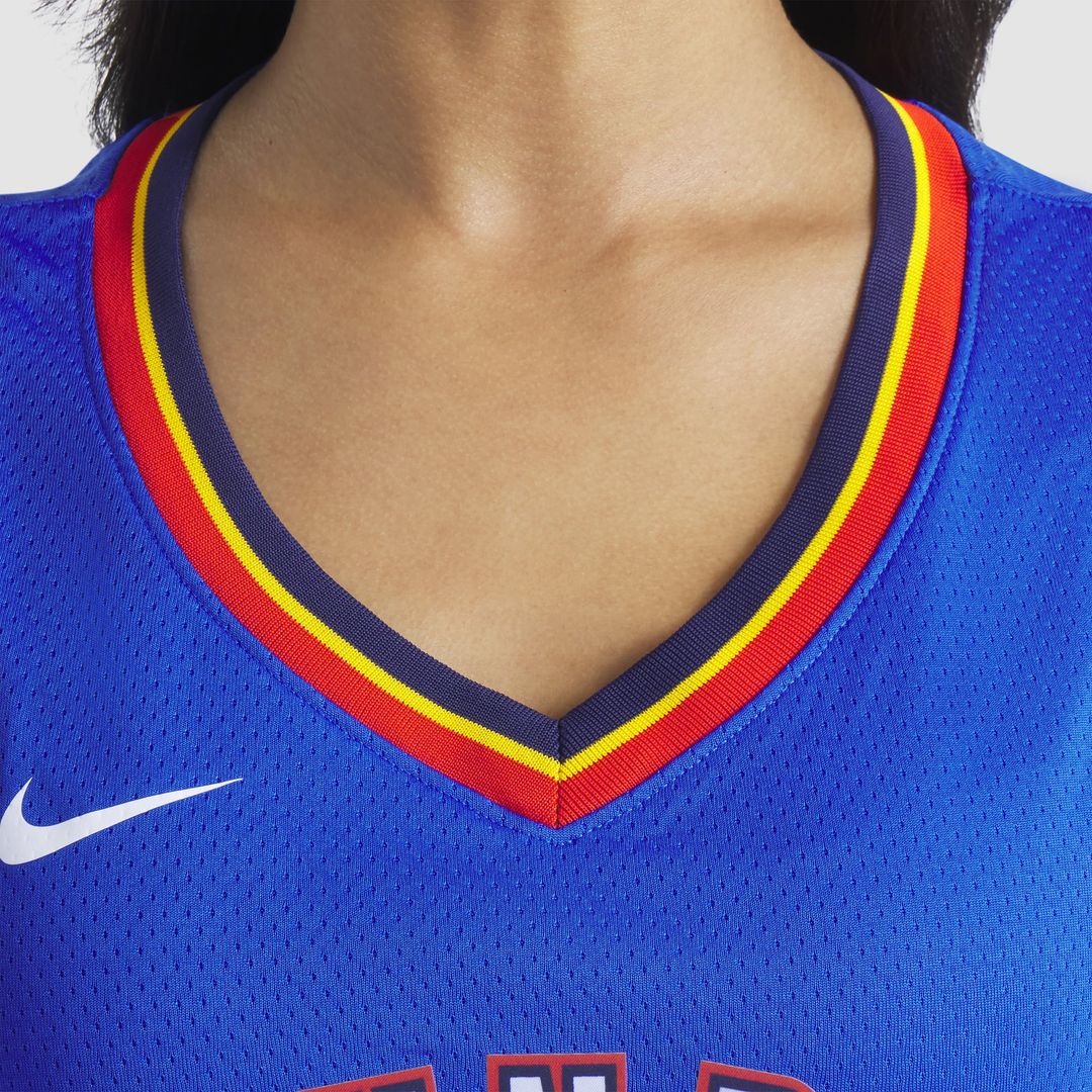 Oklahoma City Thunder Chet Holmgren Nike Unisex 2022 NBA Draft First Round Pick Player Swingman Jersey - Icon Edition - Blue Team Jersey Sports Fan Ap