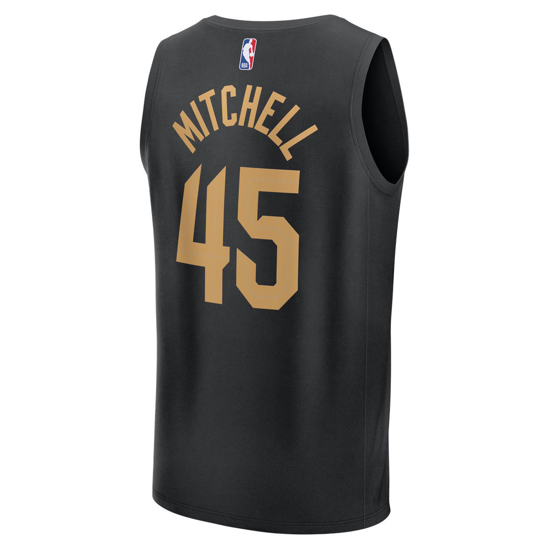 Cleveland Cavaliers Donovan Mitchell Fanatics Youth Fast Break Replica Jersey - Black - Statement Edition Team Jersey Sports Fan Apparel