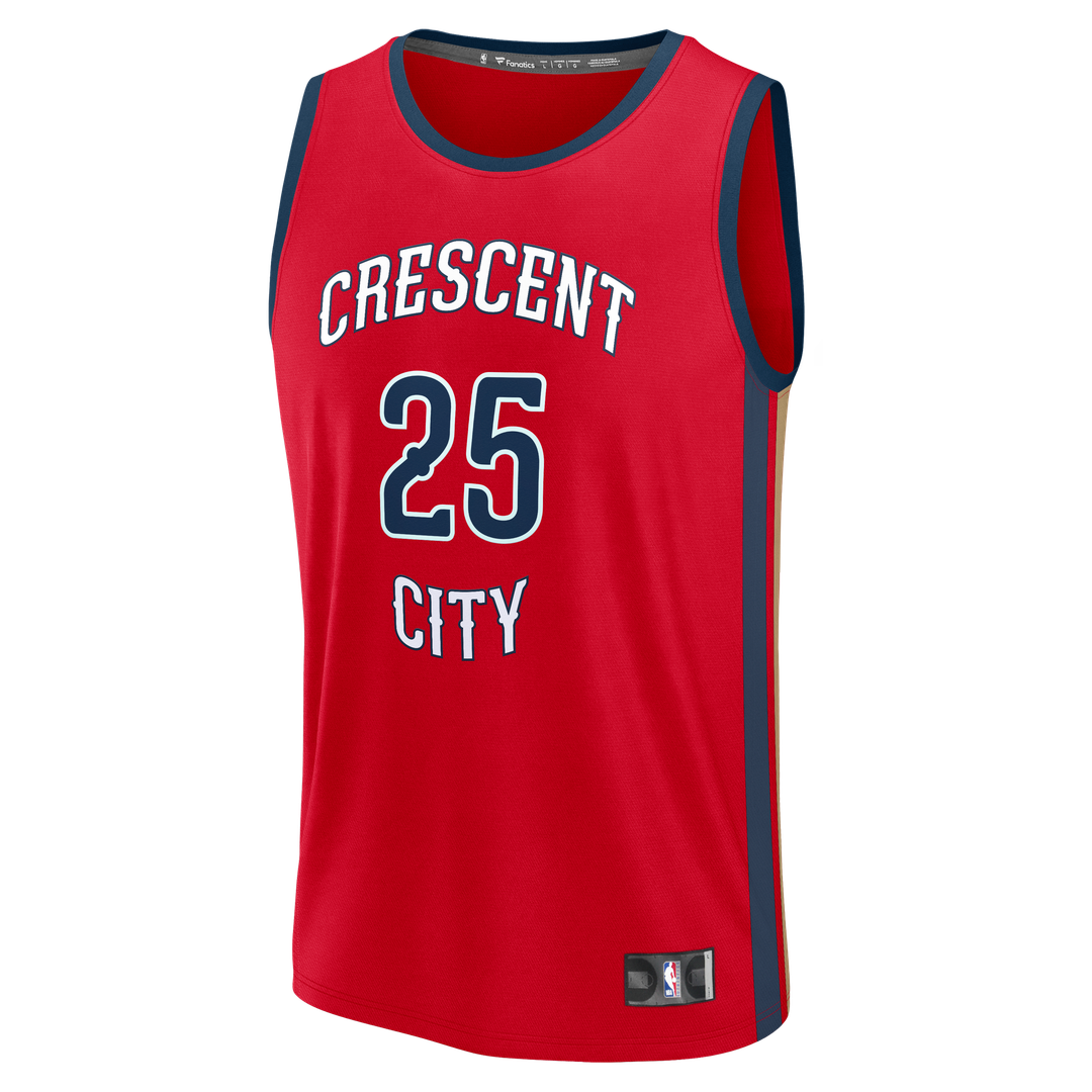 New Orleans Pelicans Trey Murphy III Fanatics Fast Break Replica Player Jersey - Statement Edition - Red Team Jersey Sports Fan Apparel