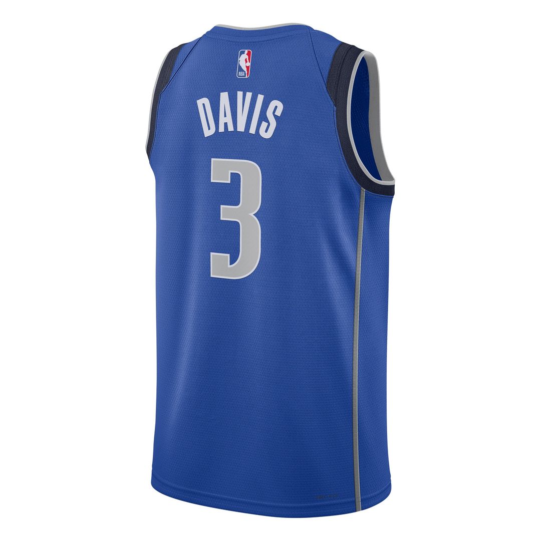 Dallas Mavericks Anthony Davis Nike Unisex Swingman Player Jersey - Icon Edition - Blue Team Jersey Sports Fan Apparel