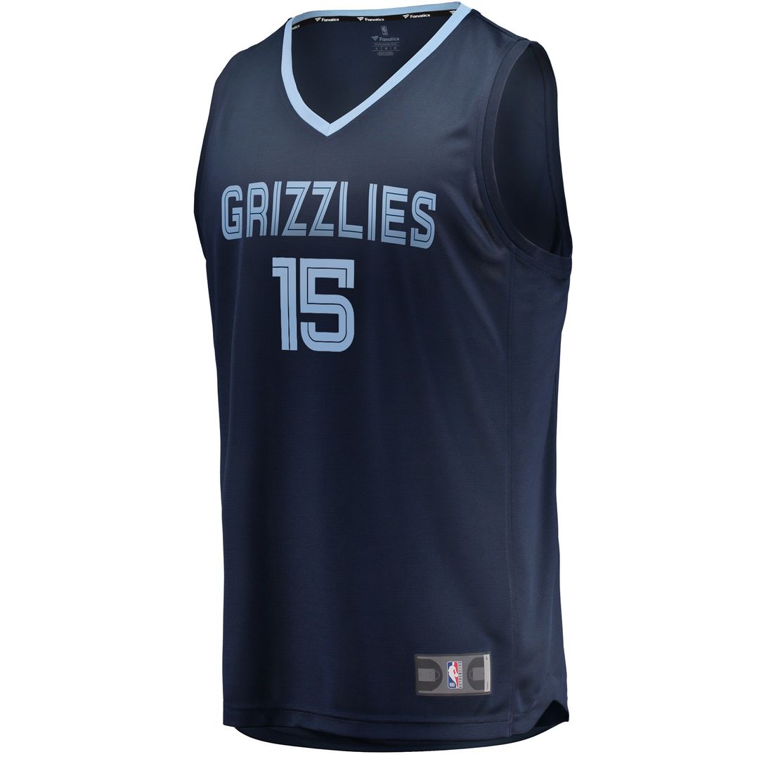 Memphis Grizzlies Brandon Clarke Fanatics Fast Break Replica Jersey Navy - Icon Edition Team Jersey Sports Fan Apparel