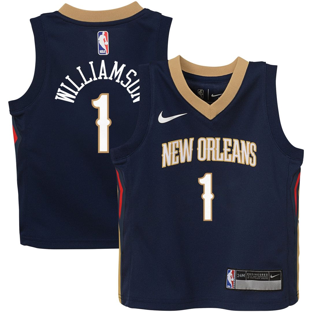 New Orleans Pelicans Zion Williamson Nike Infant Swingman Player Jersey - Icon Edition - Navy Team Jersey Sports Fan Apparel