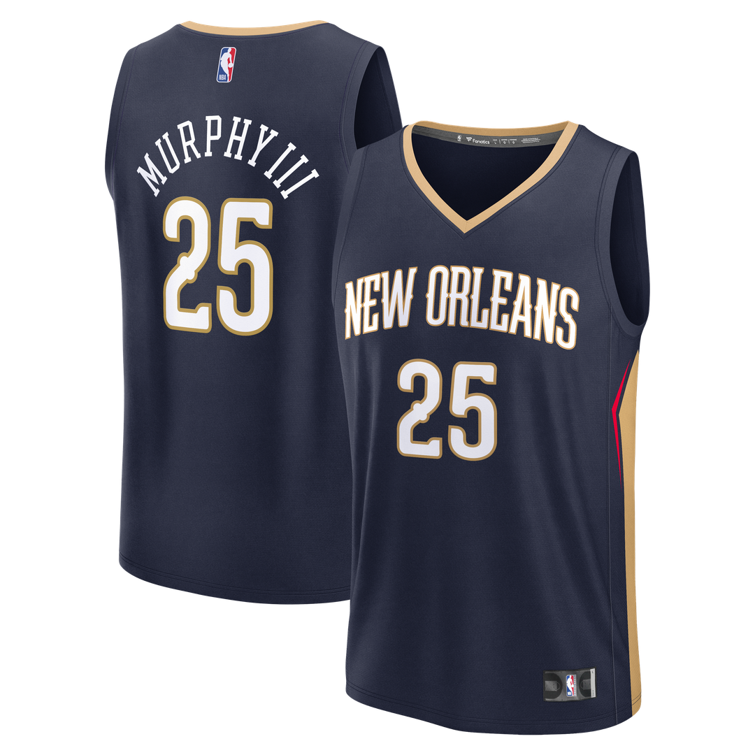New Orleans Pelicans Trey Murphy III Fanatics Fast Break Replica Jersey - Navy - Icon Edition Team Jersey Sports Fan Apparel