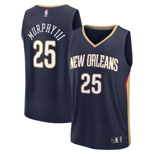 New Orleans Pelicans Trey Murphy III Fanatics Fast Break Replica Jersey - Navy - Icon Edition Team Jersey Sports Fan Apparel
