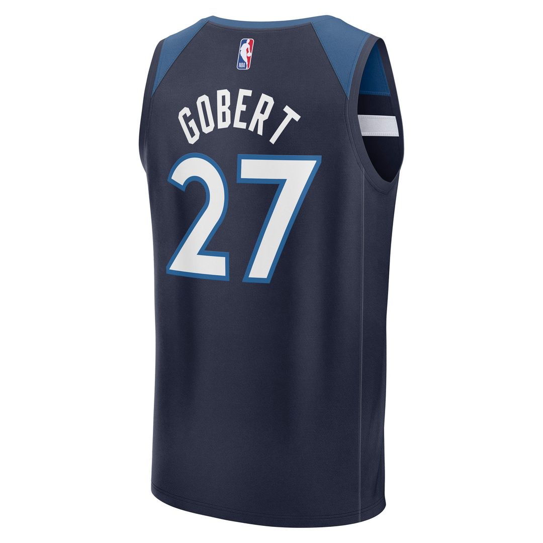 Minnesota Timberwolves Rudy Gobert Fanatics Fast Break Replica Player Jersey - Icon Edition - Navy Team Jersey Sports Fan Apparel
