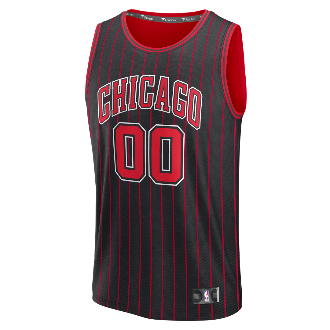 Chicago Bulls Fanatics Fast Break Custom Jersey - Icon Edition - Red Team Jersey Sports Fan Apparel