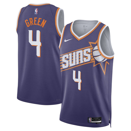 Phoenix Suns Jalen Green Nike Unisex Swingman Jersey - Purple - Icon Edition Team Jersey Sports Fan Apparel