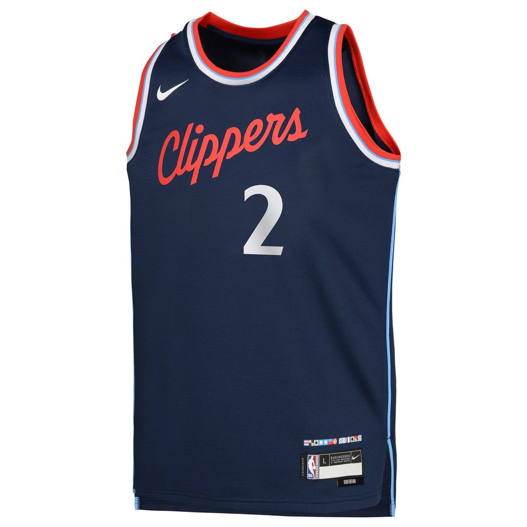 LA Clippers Kawhi Leonard Nike Youth Swingman Jersey - Icon Edition - Royal Team Jersey Sports Fan Apparel