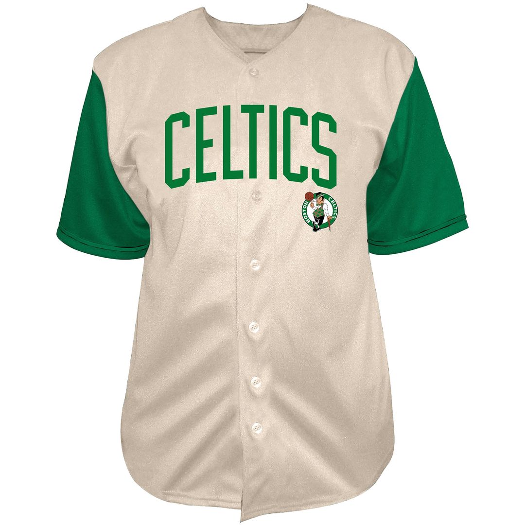Boston Celtics Jayson Tatum Fanatics Baseball Jersey - Cream Team Jersey Sports Fan Apparel