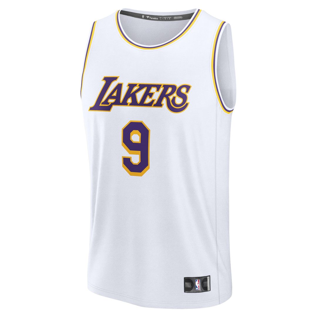 Los Angeles Lakers Bronny James Fanatics Fast Break Replica Player Jersey - Association Edition - White Team Jersey Sports Fan Apparel