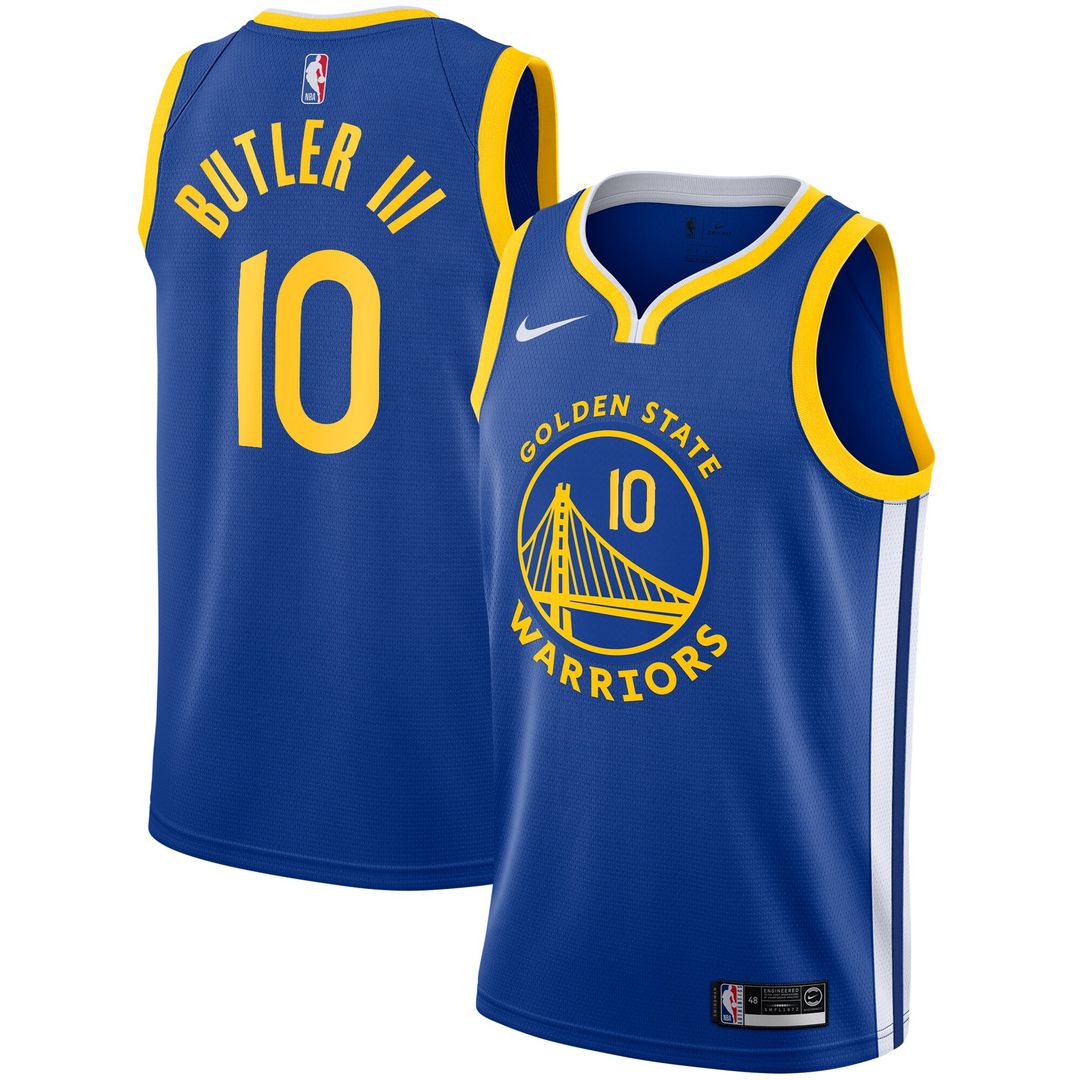 Golden State Warriors Jimmy Butler III Nike Youth Swingman Jersey - Icon Edition - Royal Team Jersey Sports Fan Apparel