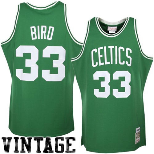 Boston Celtics Larry Bird Mitchell & Ness 1985/86 Hardwood Classics Authentic Jersey - Kelly Green Team Jersey Sports Fan Apparel