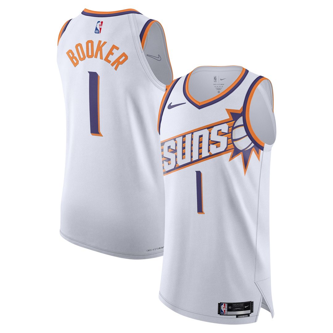 Phoenix Suns Devin Booker Nike Authentic Jersey - Icon Edition - Purple Team Jersey Sports Fan Apparel