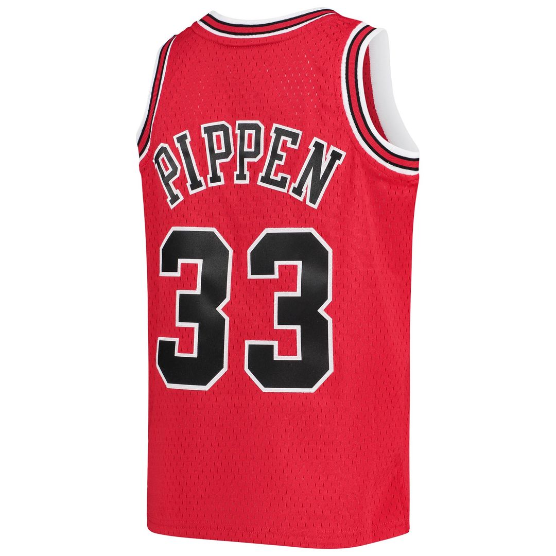 Chicago Bulls Scottie Pippen Mitchell & Ness Youth 1997 - 98 Hardwood Classics Swingman Jersey - Red Team Jersey Sports Fan Apparel