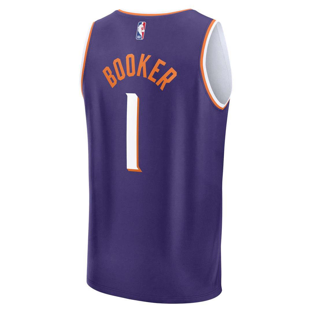 Phoenix Suns Devin Booker Fanatics Youth Fast Break Replica Player Jersey - Icon Edition - Purple Team Jersey Sports Fan Apparel