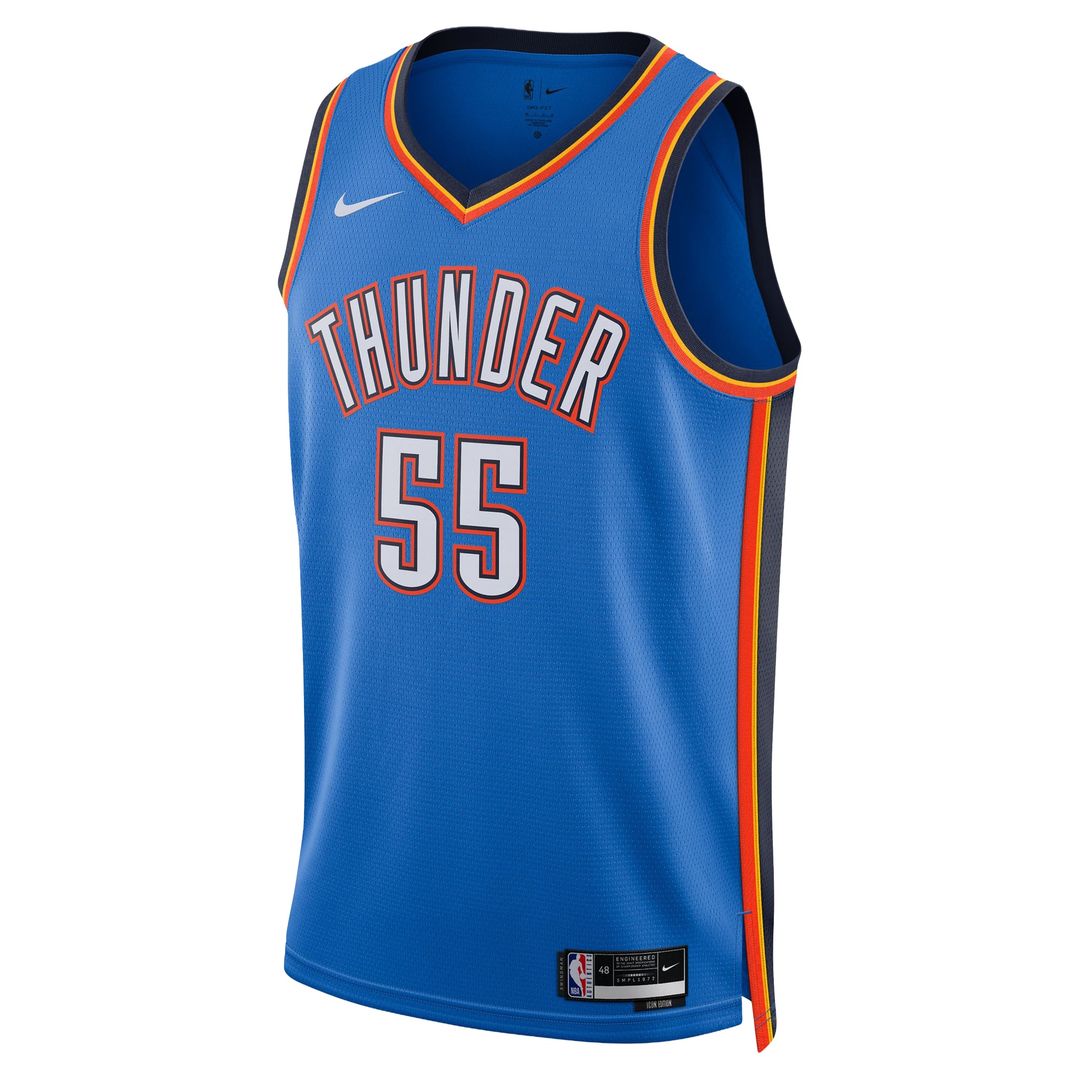 Oklahoma City Thunder Isaiah Hartenstein Nike Unisex Swingman Jersey - Icon Edition - Blue Team Jersey Sports Fan Apparel