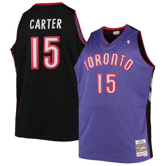 Toronto Raptors Vince Carter Mitchell & Ness Big & Tall 1999/00 Hardwood Classics Swingman Jersey - Purple Team Jersey Sports Fan Apparel
