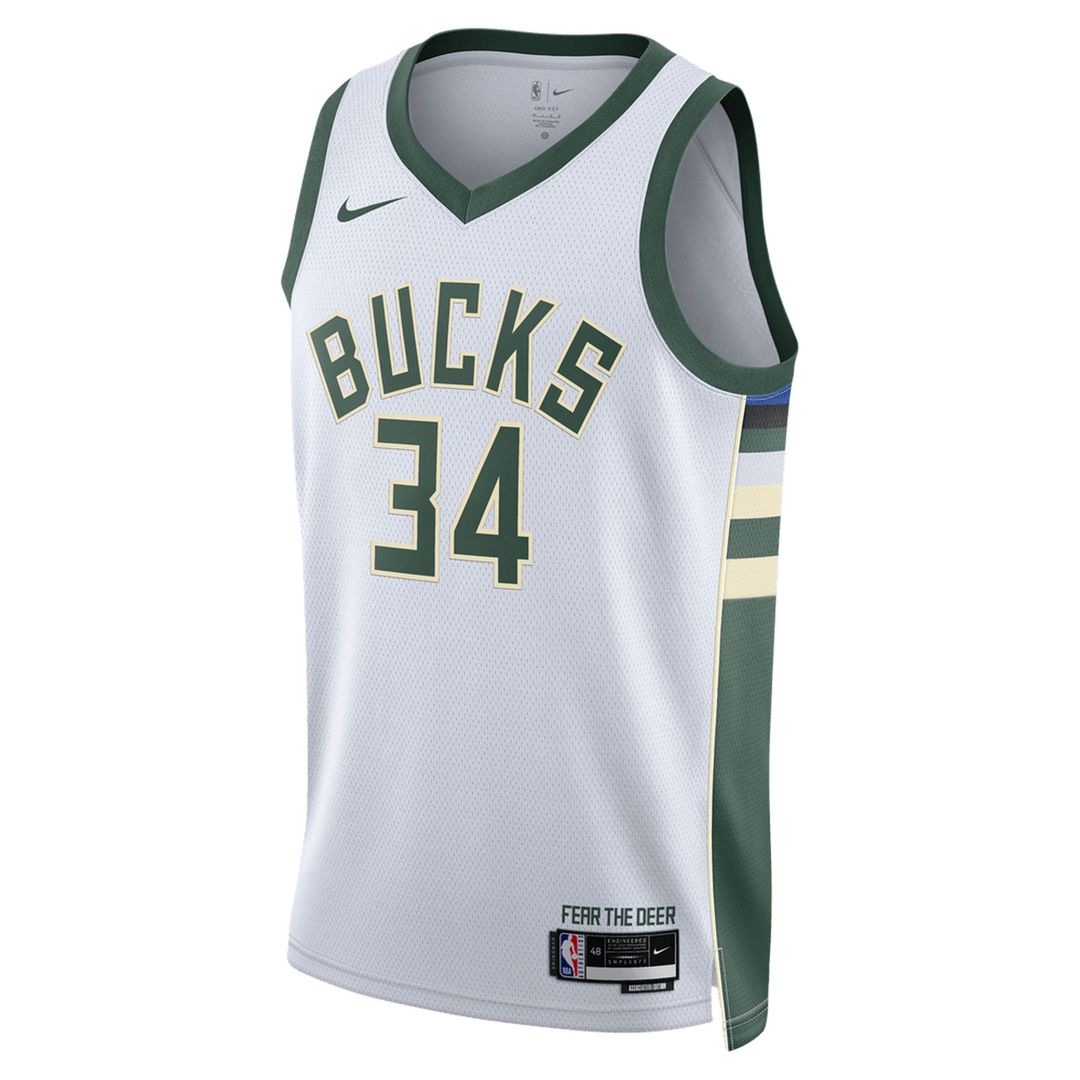 Milwaukee Bucks Giannis Antetokounmpo Nike Unisex Swingman Jersey - Icon Edition - Hunter Green Team Jersey Sports Fan Apparel