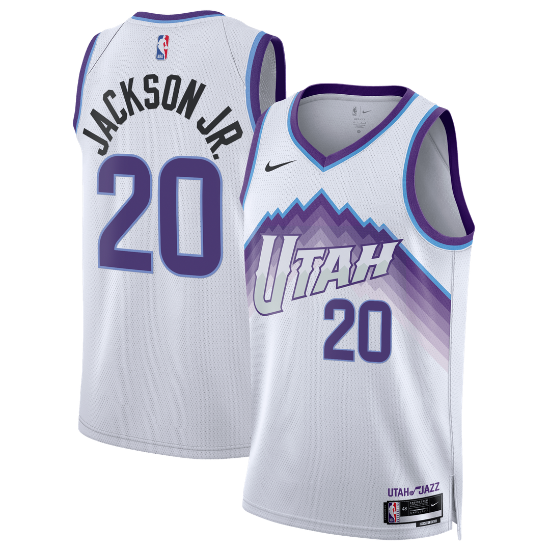 Utah Jazz Jaren Jackson Jr. Nike Unisex Swingman Jersey - Association Edition - White Team Jersey Sports Fan Apparel