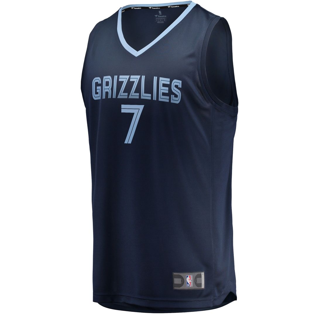 Memphis Grizzlies Santi Aldama Fanatics Fast Break Replica Jersey - Icon Edition - Navy Team Jersey Sports Fan Apparel